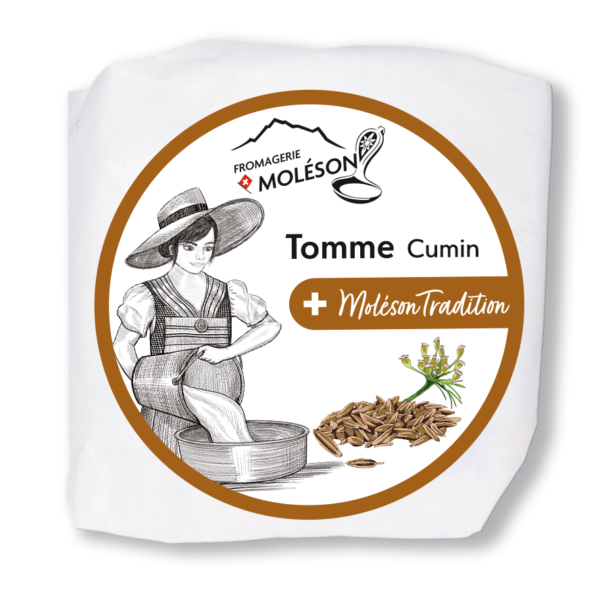 Tomme Moléson au Cumin